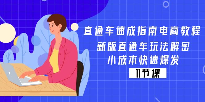 （11537期）直通车 速成指南电商教程：新版直通车玩法解密，小成本快速爆发（11节）-叮当猫聊项目