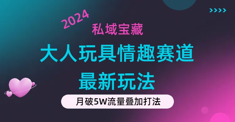 （11541期）私域宝藏：大人玩具情趣赛道合规新玩法，零投入，私域超高流量成单率高-叮当猫聊项目