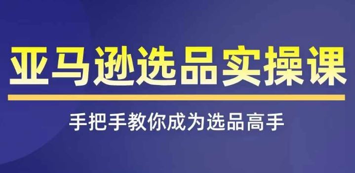 亚马逊选品实操课程，快速掌握亚马逊选品的技巧，覆盖亚马逊选品所有渠道-叮当猫聊项目