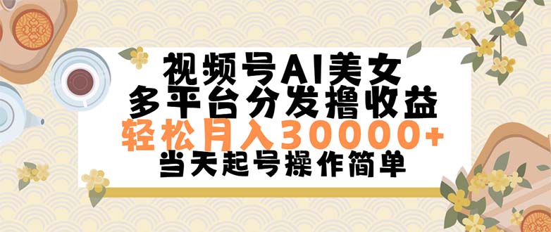 （11684期）视频号AI美女，轻松月入30000+,操作简单轻松上手-叮当猫聊项目