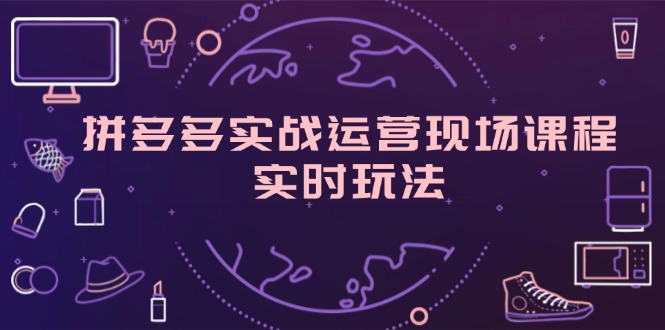 （11759期）拼多多实战运营现场课程，实时玩法，爆款打造，选品、规则解析-叮当猫聊项目
