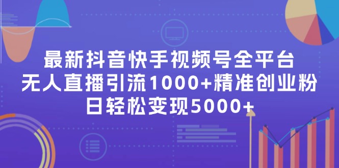（11970期）最新抖音快手视频号全平台无人直播引流1000+精准创业粉，日轻松变现5000+-叮当猫聊项目
