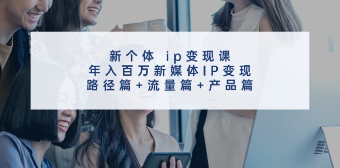 （11971期）新个体 ip变现课，年入百万新媒体IP变现，路径篇+流量篇+产品篇-叮当猫聊项目