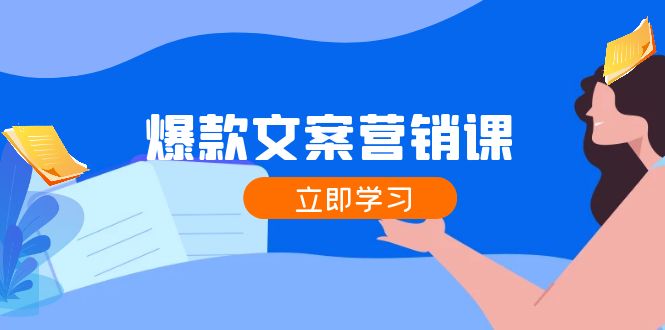 爆款文案营销课：公域转私域，涨粉成交一网打尽，各行业人士必备-叮当猫聊项目