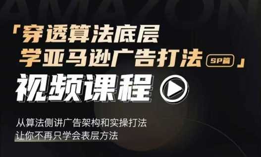 穿透算法底层，学亚马逊广告打法SP篇，从算法侧讲广告架构和实操打法，让你不再只学会表层方法-叮当猫聊项目