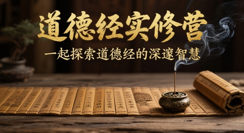道德经实修营，一起探索道德经的深邃智慧-叮当猫聊项目