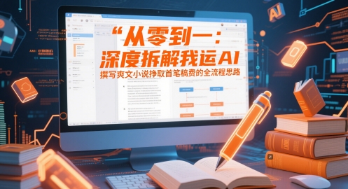 从零到一：深度拆解我运用AI撰写爽文小说挣取首笔稿费的全流程思路-叮当猫聊项目