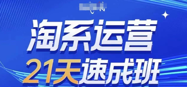 淘系运营21天速成班(更新25年5月)，0基础轻松搞定淘系运营，不做假把式-叮当猫聊项目