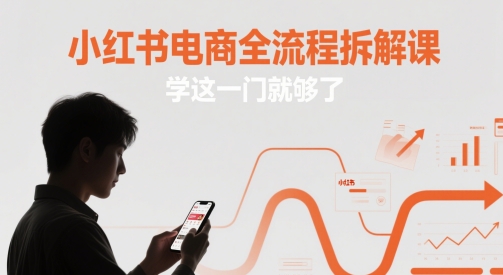小红书电商全流程拆解课，学这一门就够了-叮当猫聊项目