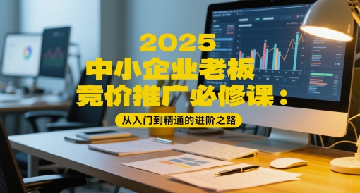 2025中小企业老板竞价推广必修课：从入门到精通的进阶之路-叮当猫聊项目