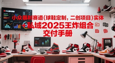 小众暴利赛道(球鞋定制，二创项目)实体+私域2025王炸组合  交付手册-叮当猫聊项目