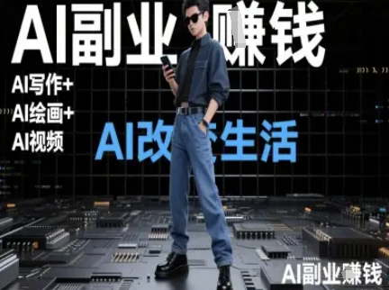 AI改变生活(Ai写作+AI绘画+Ai视频)，AI副业挣钱-叮当猫聊项目