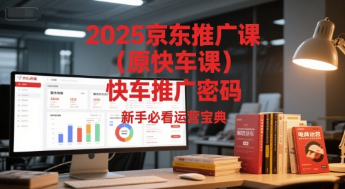 2025京东推广课(原快车课)解锁京东快车推广密码，新手必看运营宝典-叮当猫聊项目