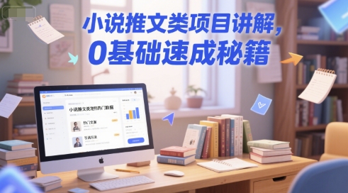 小说推文类项目讲解，0 基础速成秘籍-叮当猫聊项目