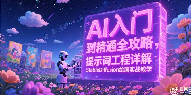 AI入门到精通全攻略，提示词工程详解，StableDiffusion绘画实战教学-叮当猫聊项目