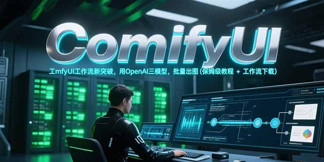 ComfyUI工作流新突破，用OpenAI三模型，批量出图(保姆级教程+工作流下载-叮当猫聊项目