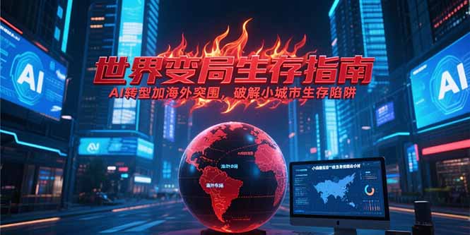 付费文章《世界变局生存指南，AI转型加海外突围，破解小城市生存陷阱》-叮当猫聊项目