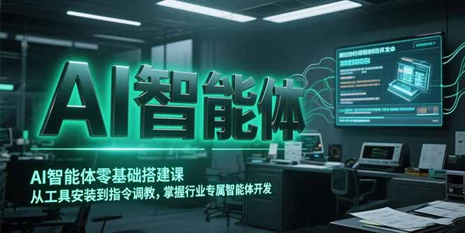 AI智能体零基础搭建课，从工具安装到指令调教，掌握行业专属智能体开发…-叮当猫聊项目