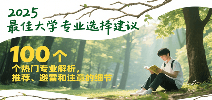 2025最佳大学专业选择建议，100个热门专业解析，推荐、避雷和注意的细节-叮当猫聊项目