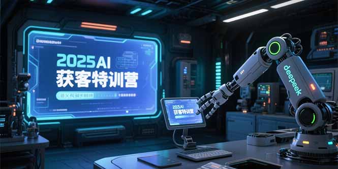 2025AI获客特训营，AI图文视频全制作，deepseek工具实操教学-叮当猫聊项目