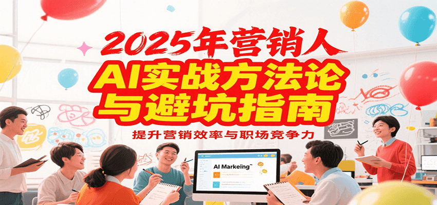 2025年营销实战方法论与避坑指南，利用AI提升营销效率与职场竞争力-叮当猫聊项目