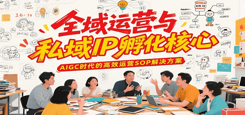 全域运营与私域IP孵化核心，AIGC时代的高效运营SOP解决方案-叮当猫聊项目