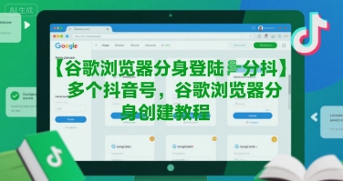 谷歌浏览器分身登陆多个抖音号，谷歌浏览器分身创建教程-叮当猫聊项目
